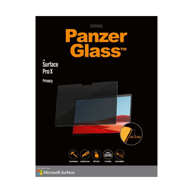 圖片 北歐嚴選品牌Panzer Glass Surface Pro X/8 專用防窺玻璃保護貼